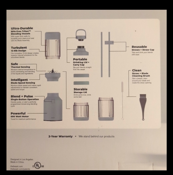 Beast Blender Mini in Blue - Picture 5 of 14